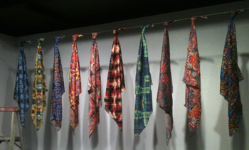 Indra's Jewels Scarves Hanging